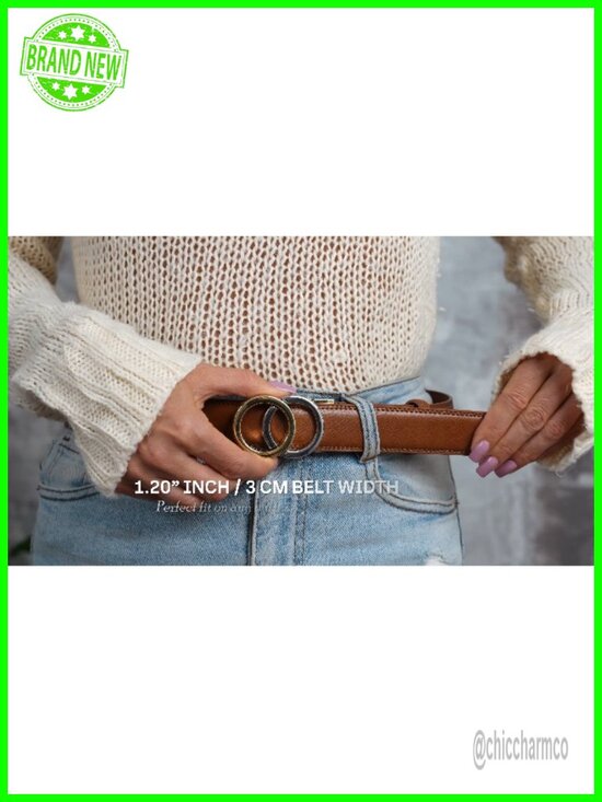 Premium Leather Ratchet Belt – Micro Adjustable, Custom Fit for Women main image 4